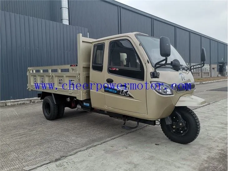 Diesel Delivery Cargo Tricycle With Cabin For Sale